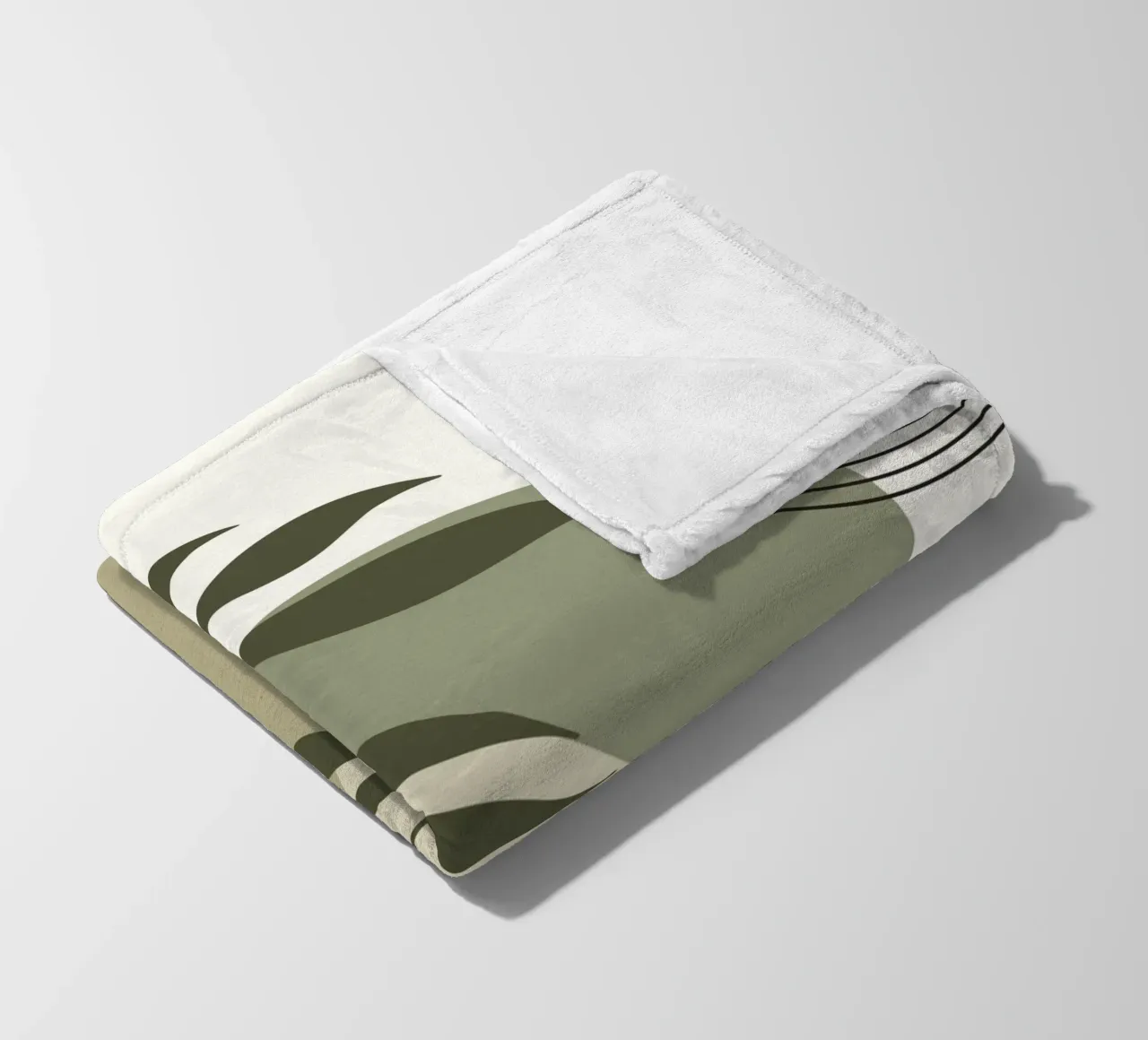 Harmonious blend of nature and abstract design. coperta in pile da LisaArtes