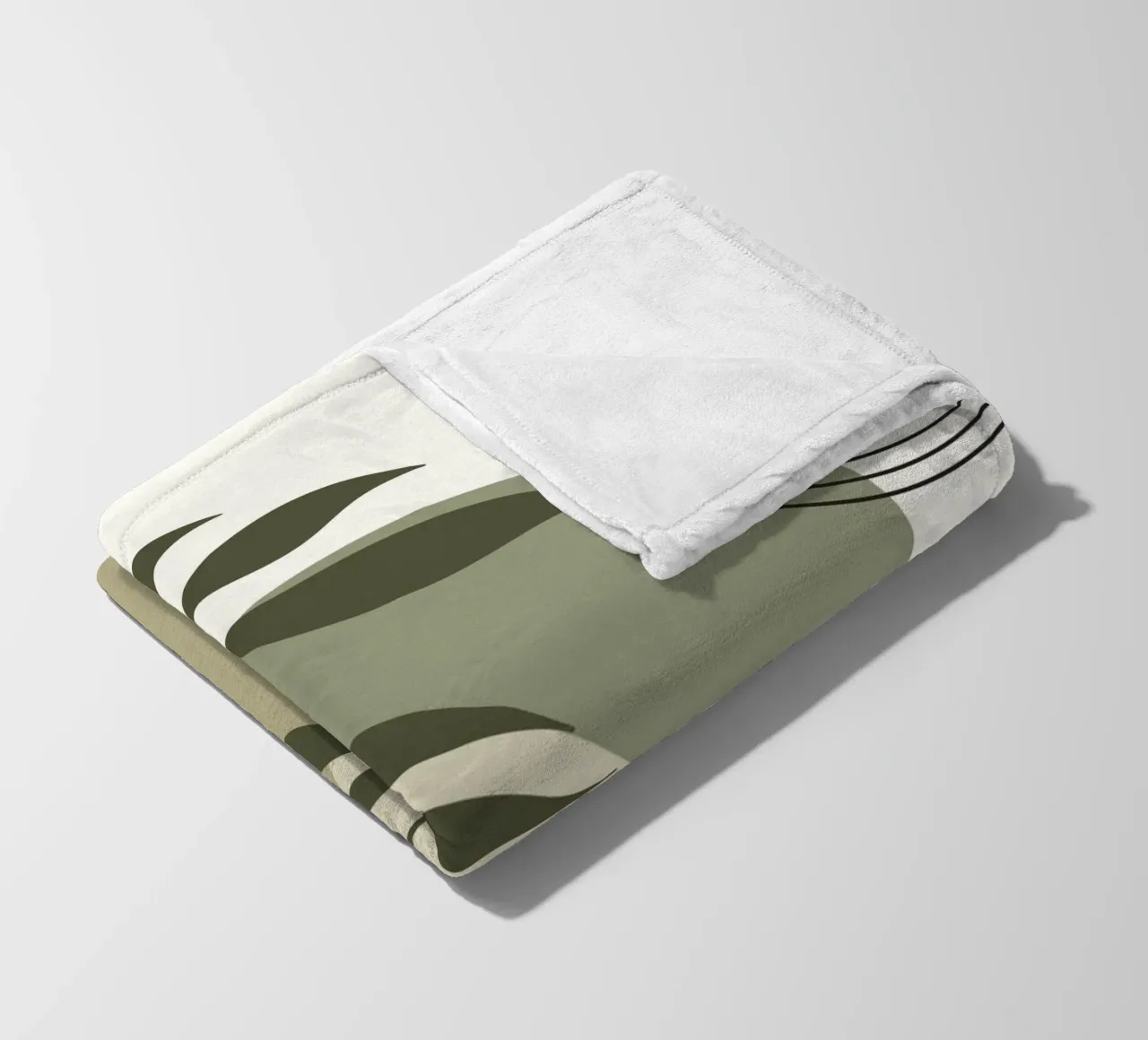 Harmonious blend of nature and abstract design. coperta in pile da LisaArtes