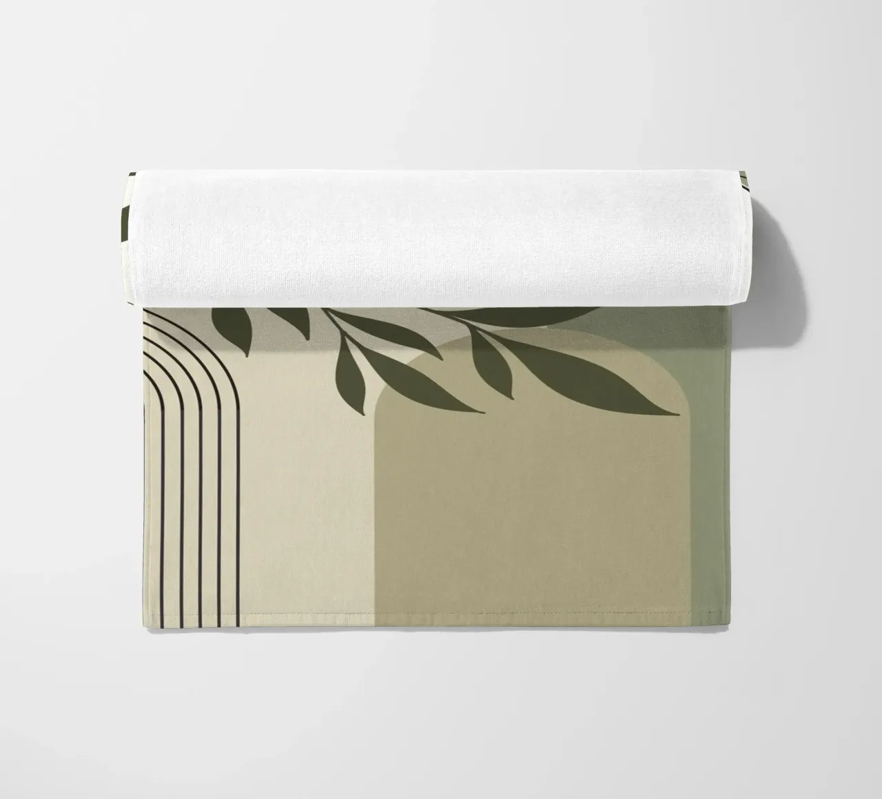 Harmonious blend of nature and abstract design. Strandtuch von LisaArtes