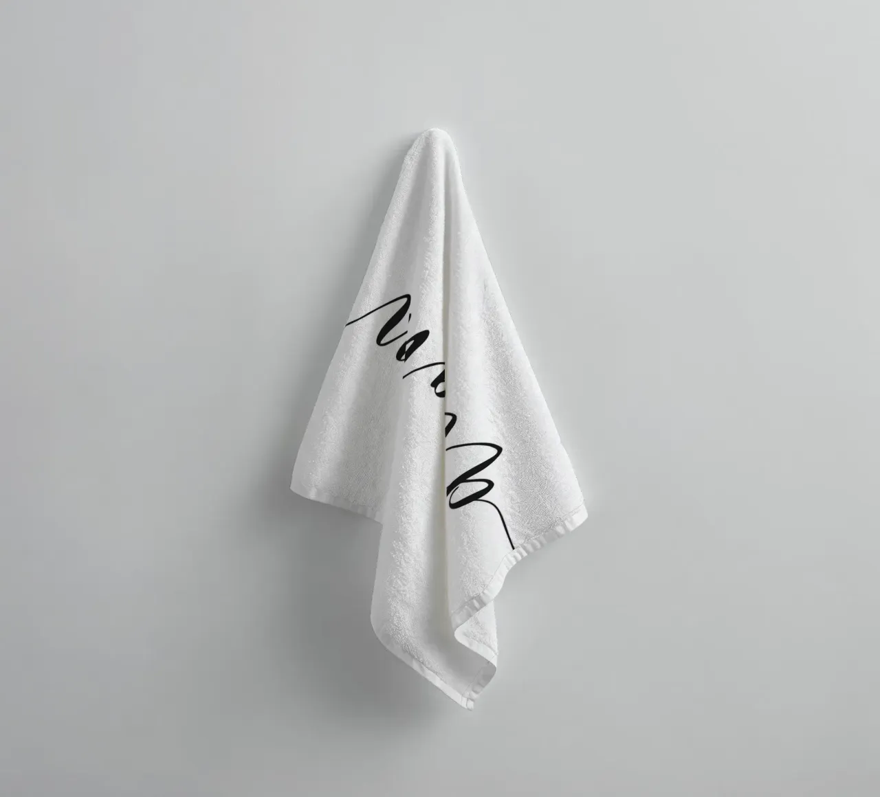 Dream - Minimalist typography design towel by Whole©