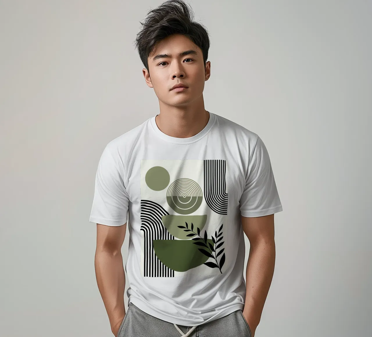 Circles and branch t-shirt da LisaArtes