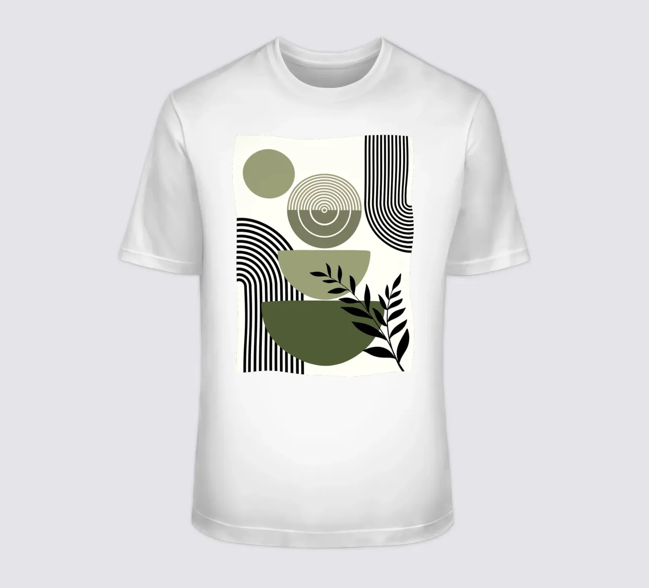 Circles and branch t-shirt da LisaArtes