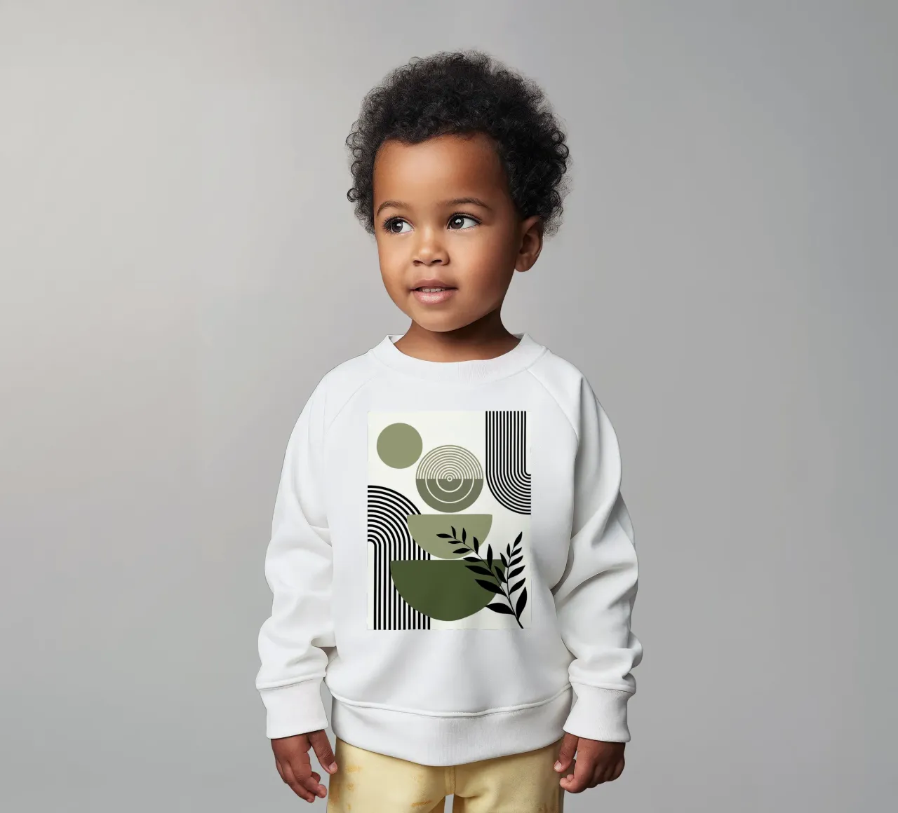 Circles and branch baby sweatshirt by LisaArtes