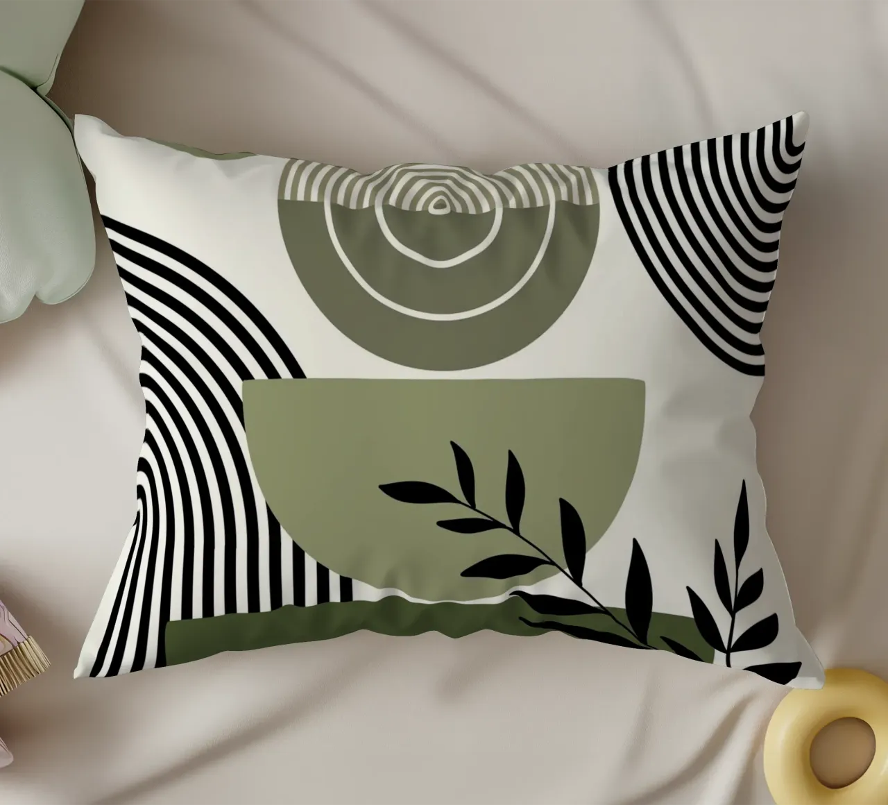 Circles and branch cuscino da LisaArtes