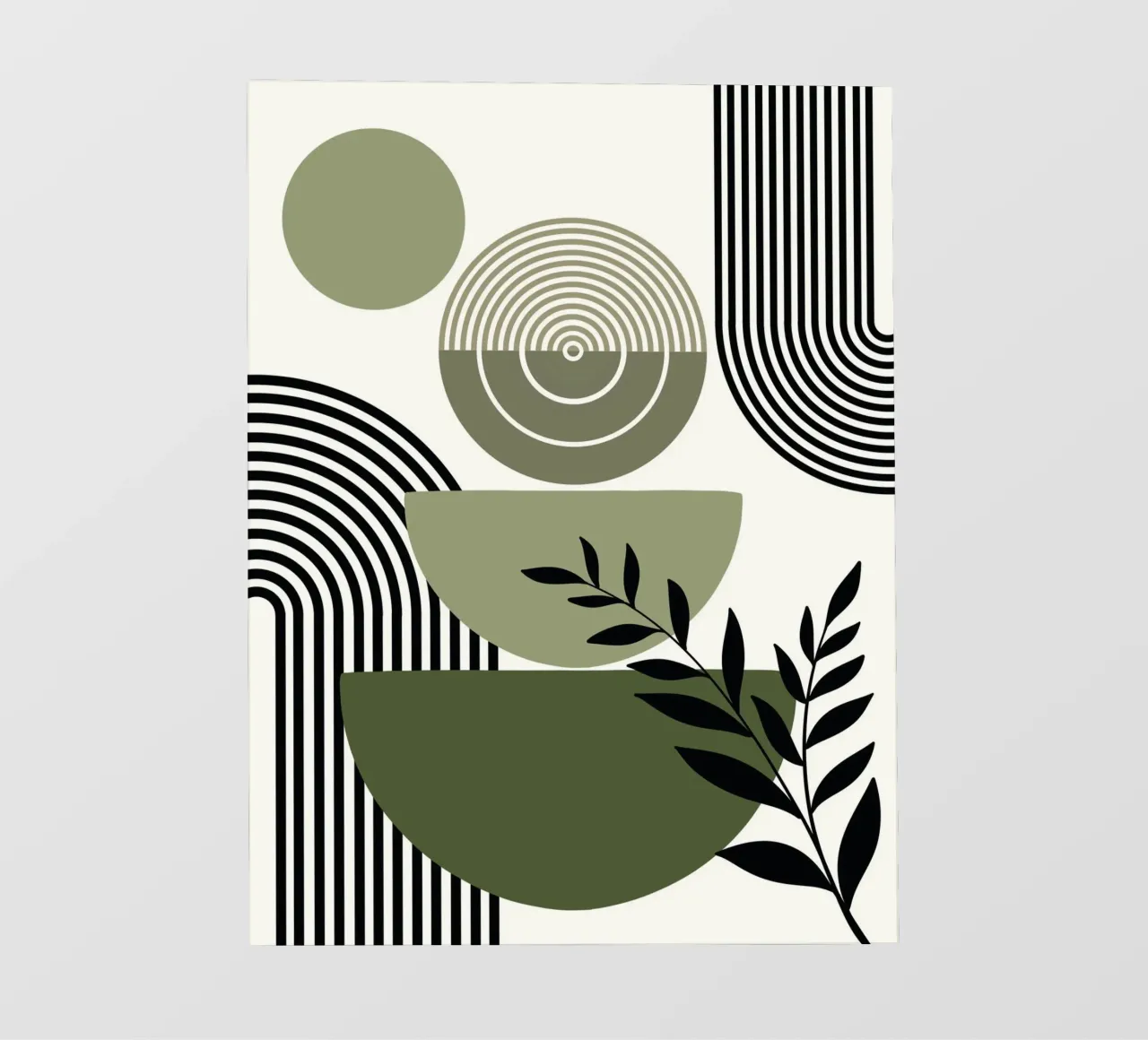 Circles and branch telo in pvc da LisaArtes