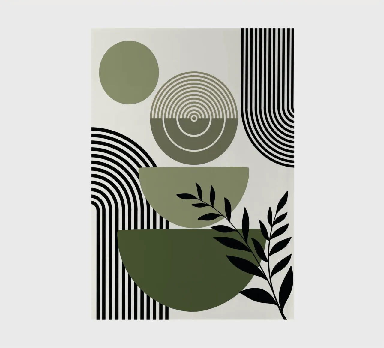 Circles and branch notebook by LisaArtes