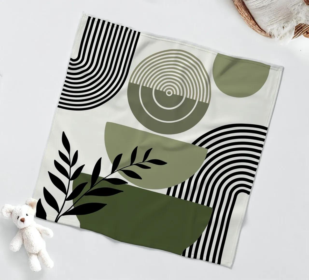 Circles and branch coperta in pile da LisaArtes