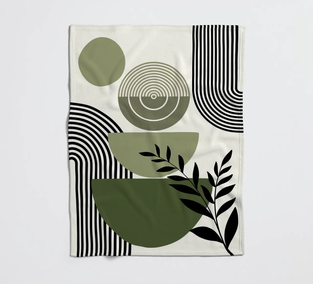 Circles and branch coperta in pile da LisaArtes