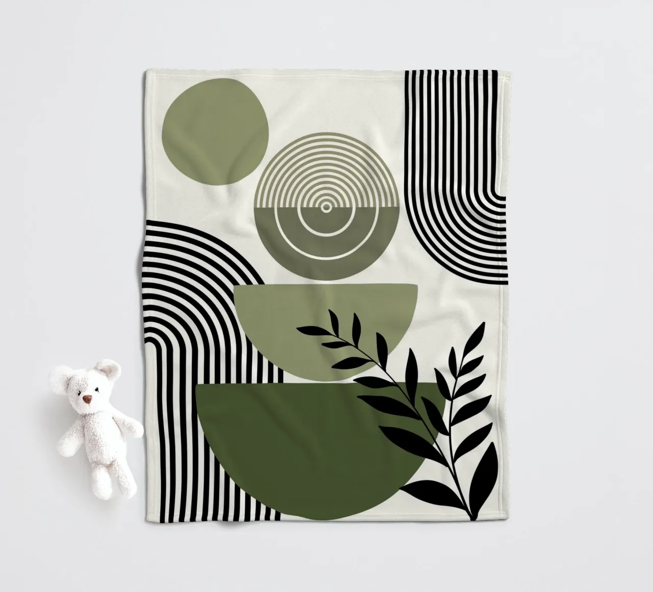 Circles and branch coperta in pile da LisaArtes