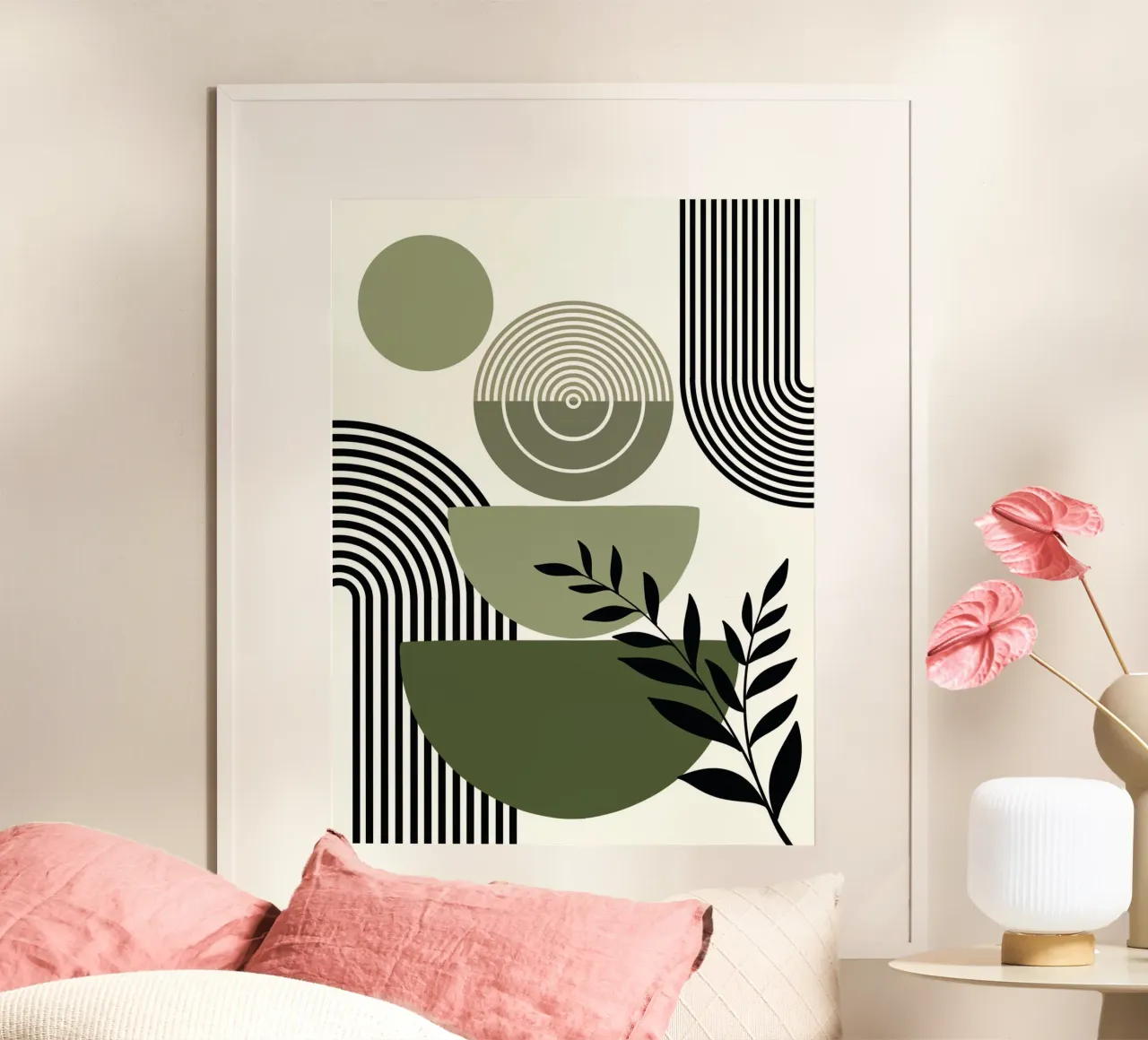Circles and branch poster da LisaArtes