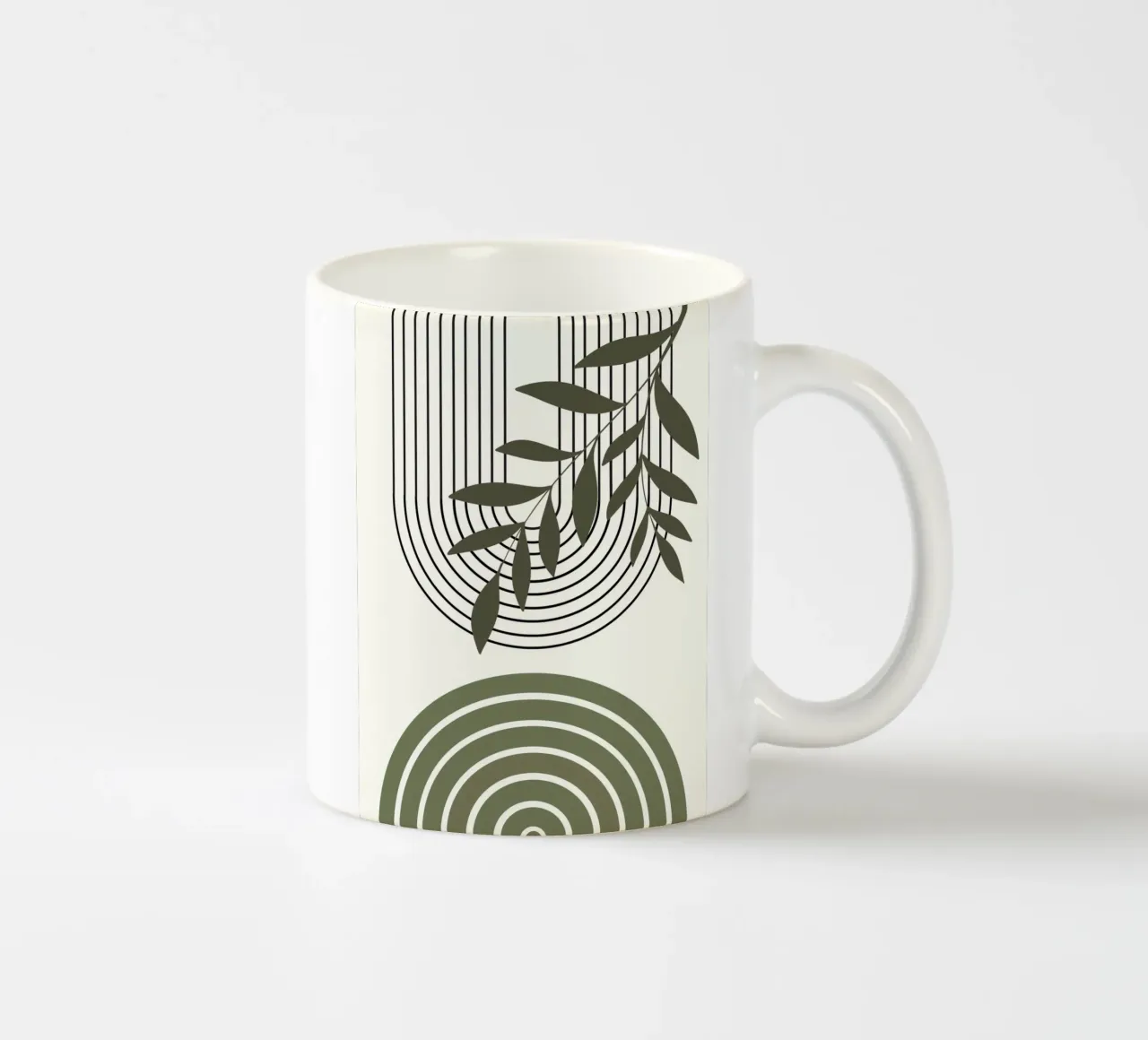 Bow and olive branch tazza in ceramica da LisaArtes