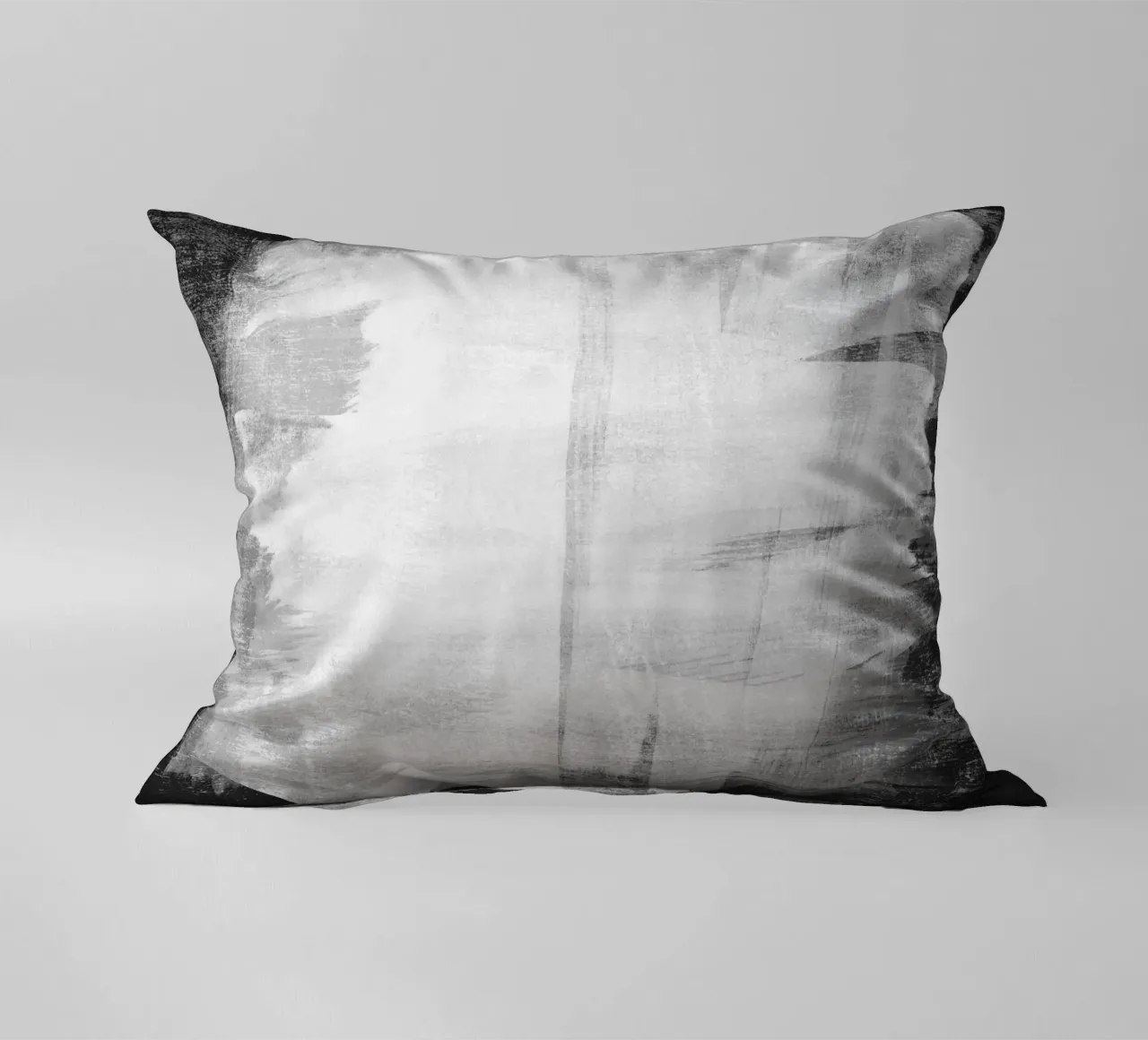 Minimale astratto in bianco e nero 10 cuscino da amini54
