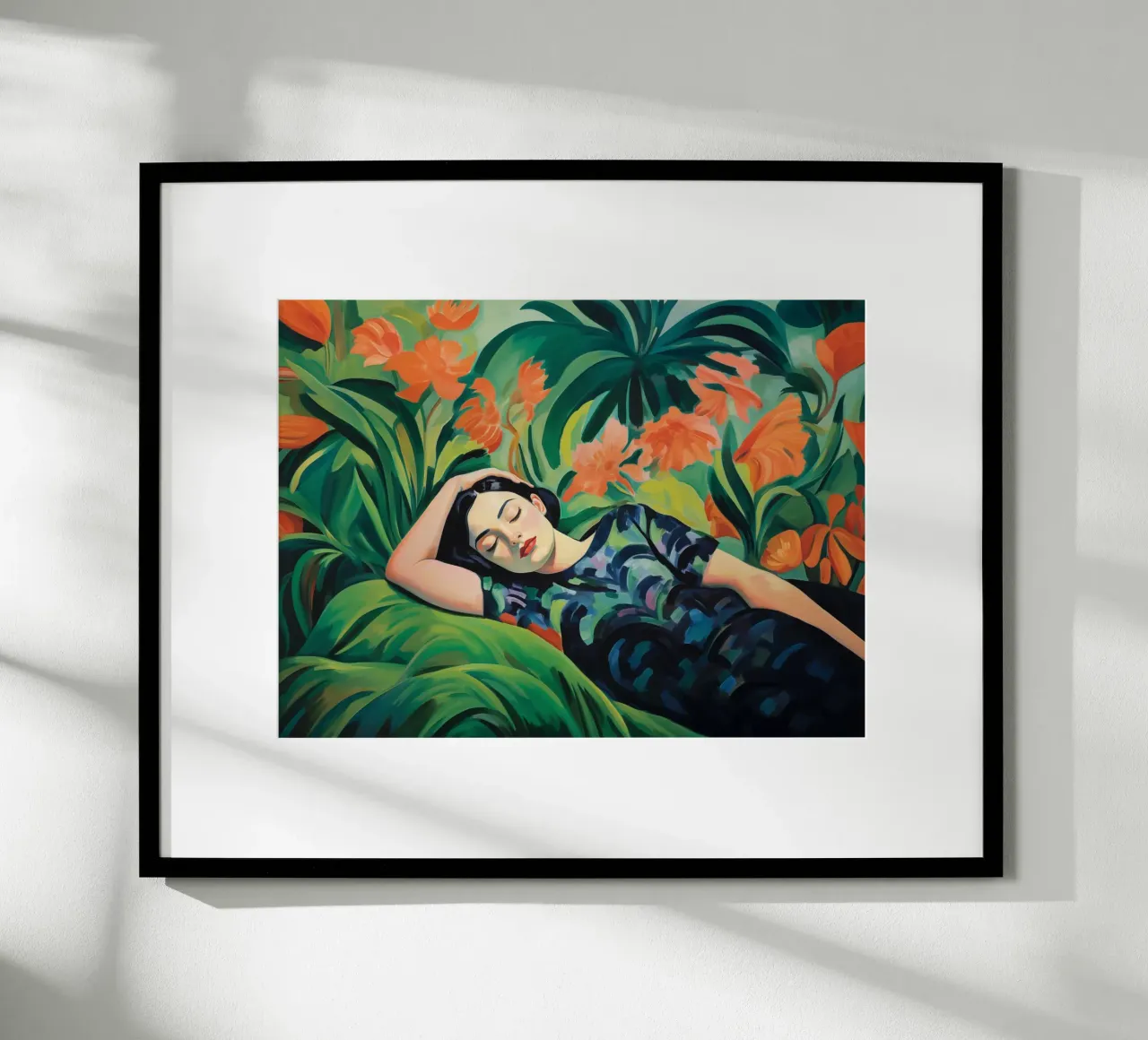 Sogno tropicale in una tranquillità paradisiaca | Pittura poster da Autofocus