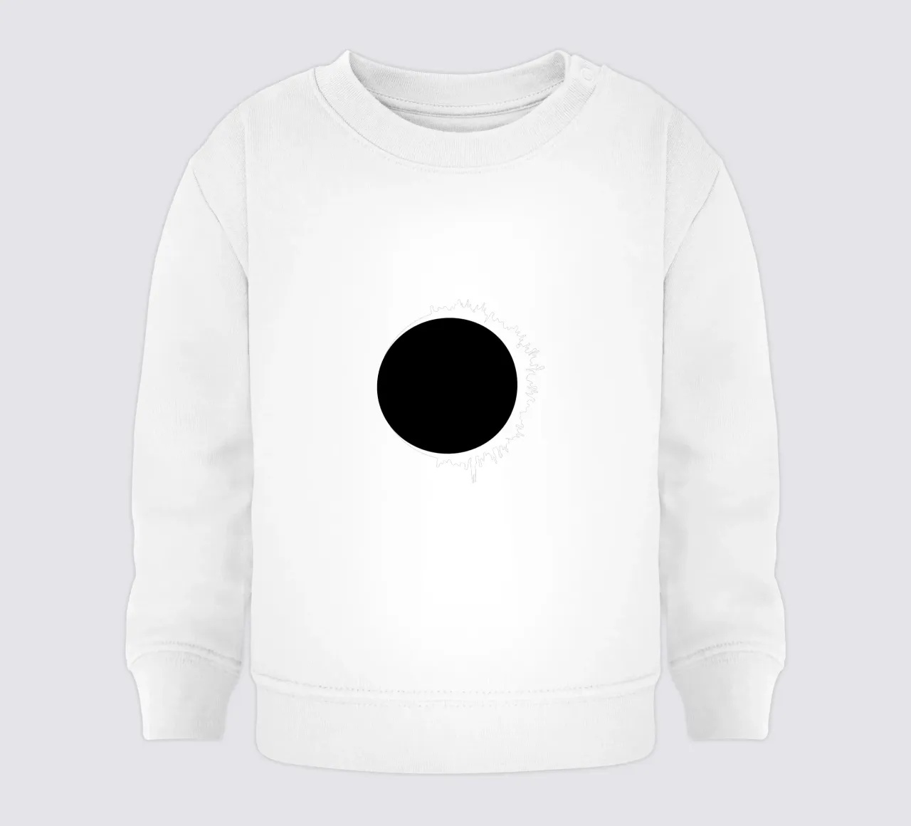 Solar lunar eclipse felpa neonato da happieeagle
