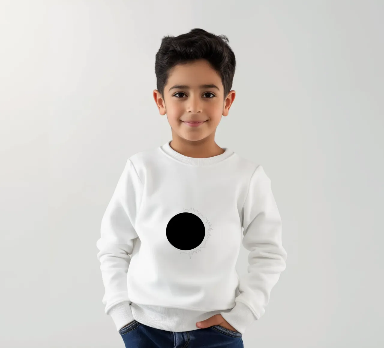 Solar lunar eclipse felpa bambino da happieeagle