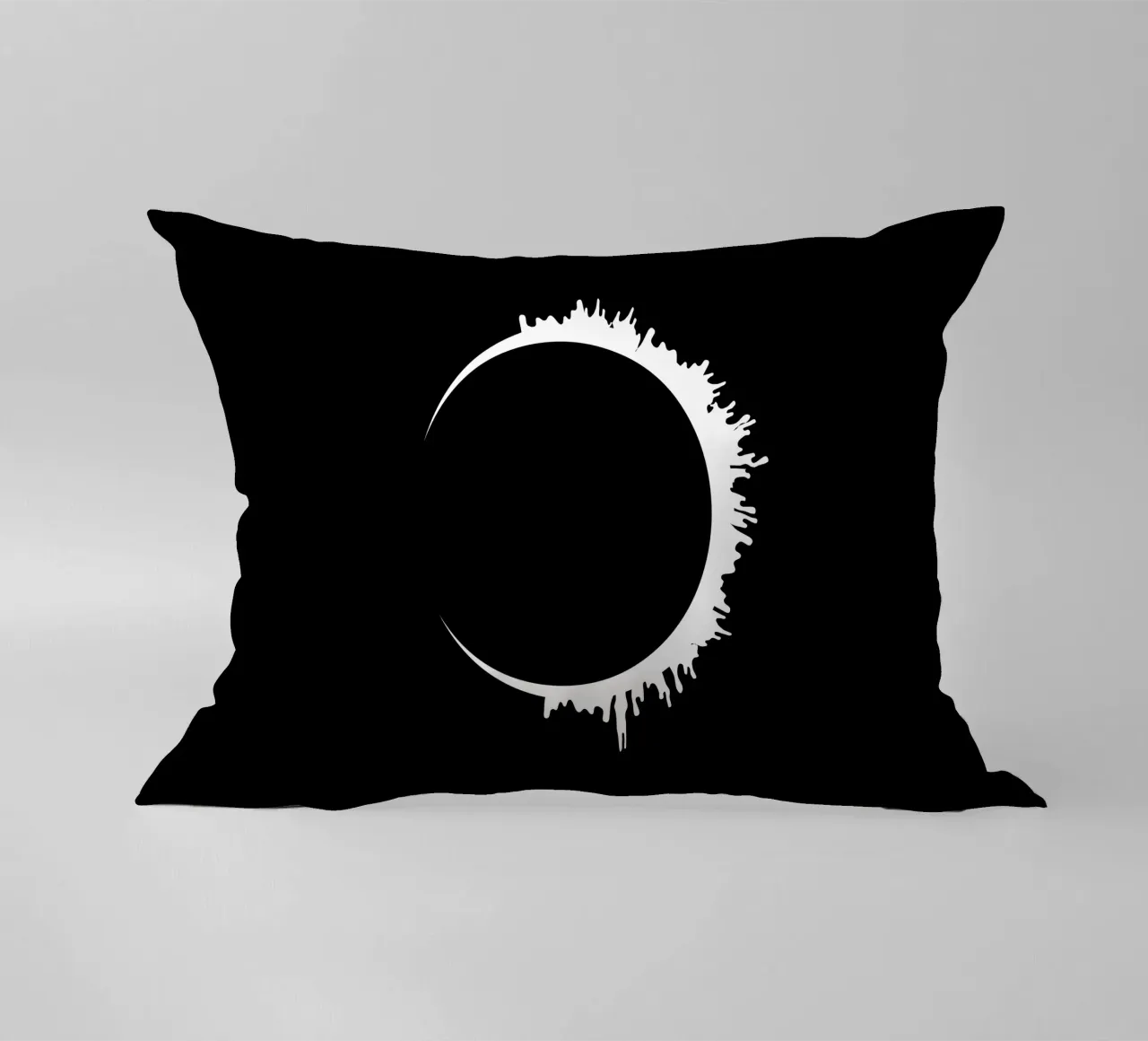Solar lunar eclipse cuscino da happieeagle