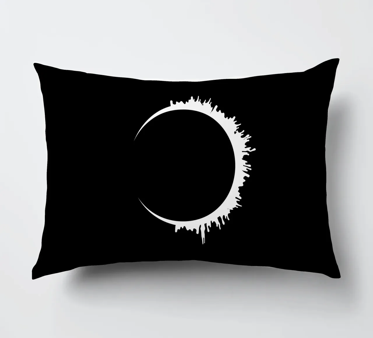 Solar lunar eclipse cuscino da happieeagle