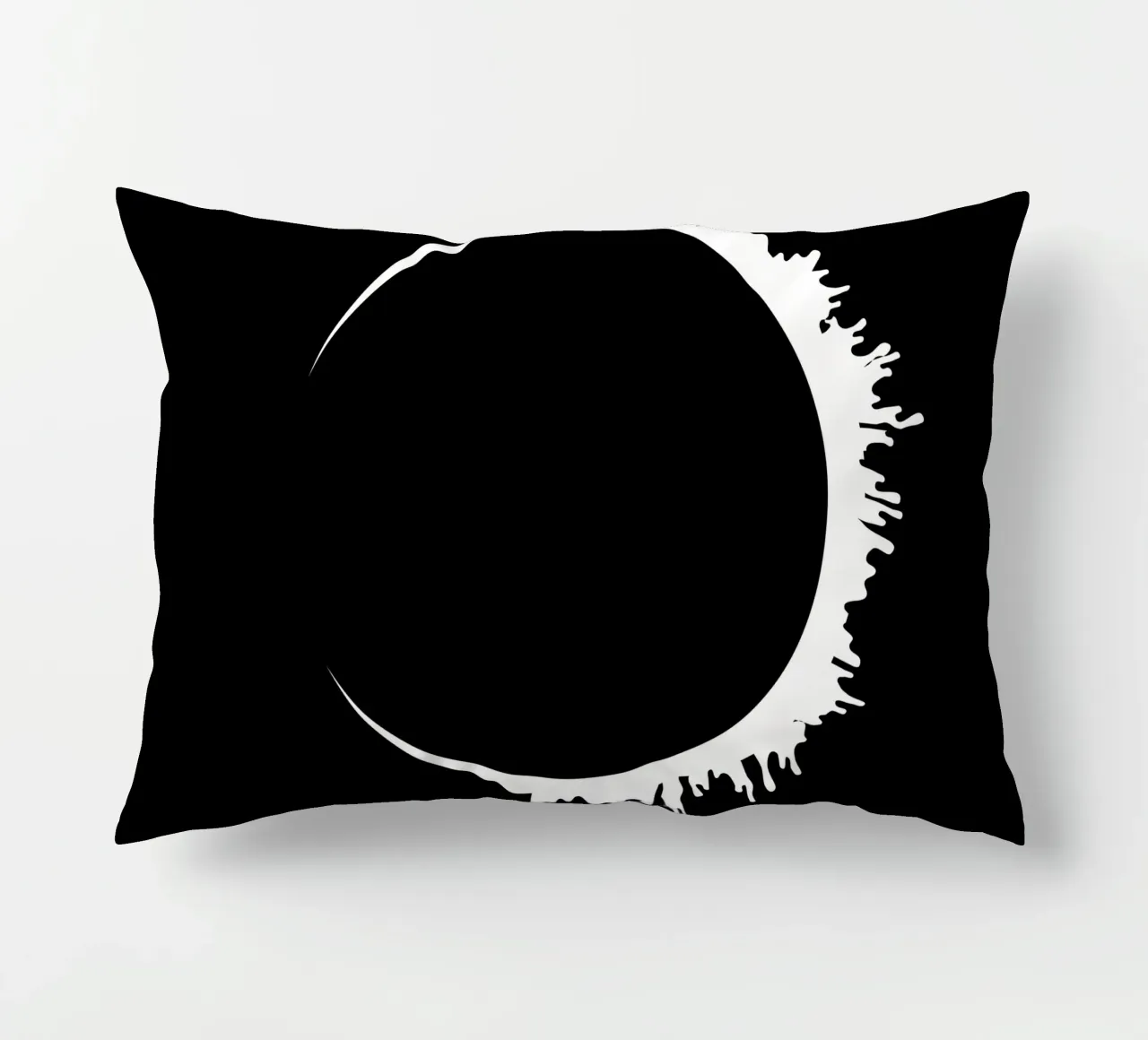 Solar lunar eclipse cuscino da happieeagle