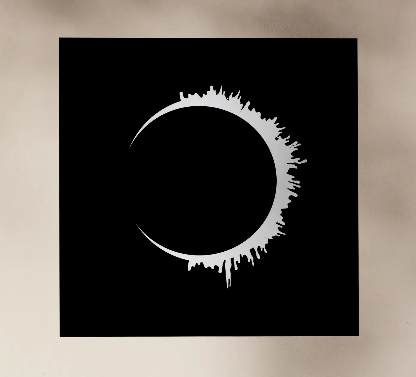 Solar lunar eclipse backlit folie van happieeagle