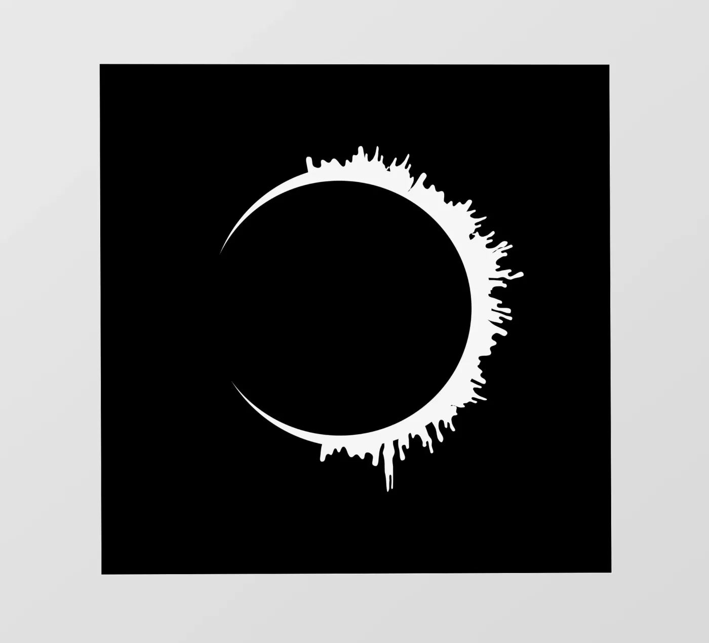 Solar lunar eclipse backlit folie van happieeagle
