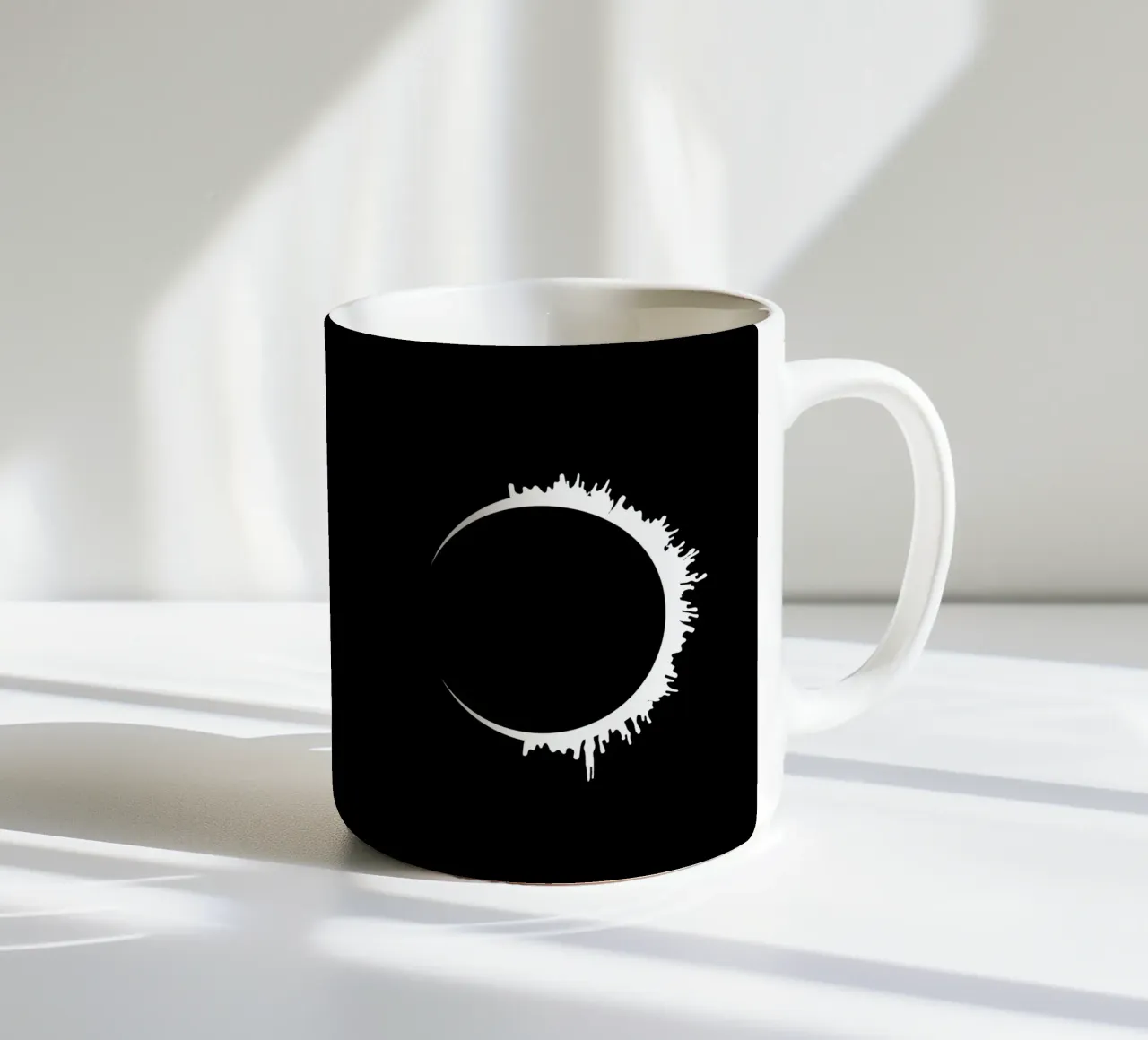 Solar lunar eclipse tazza in ceramica da happieeagle