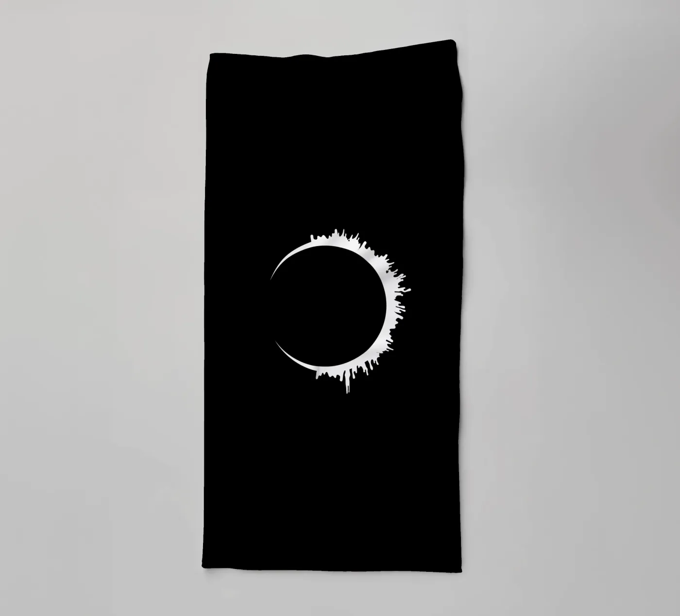 Solar lunar eclipse towel by happieeagle