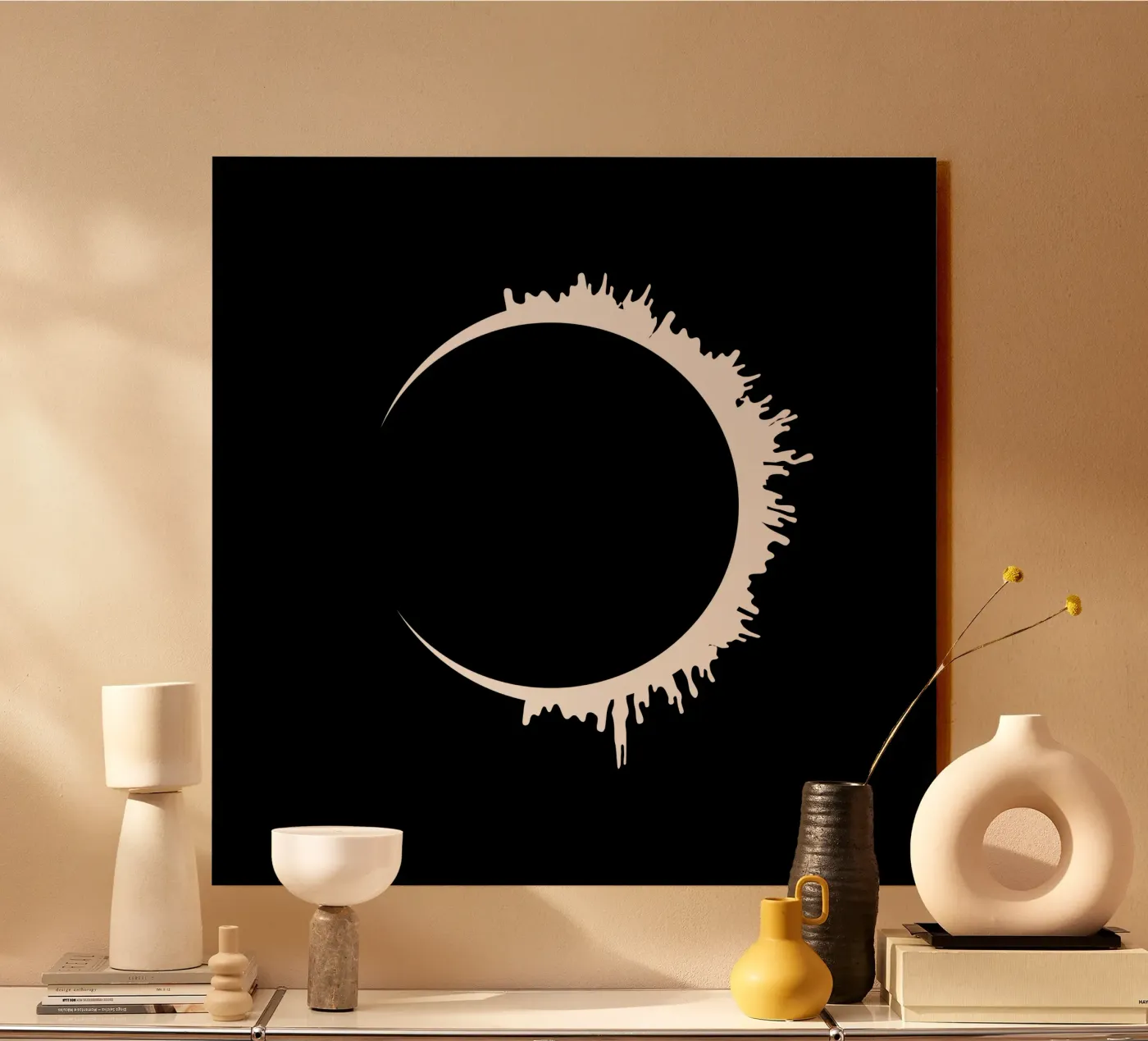 Solar lunar eclipse forex plate by happieeagle