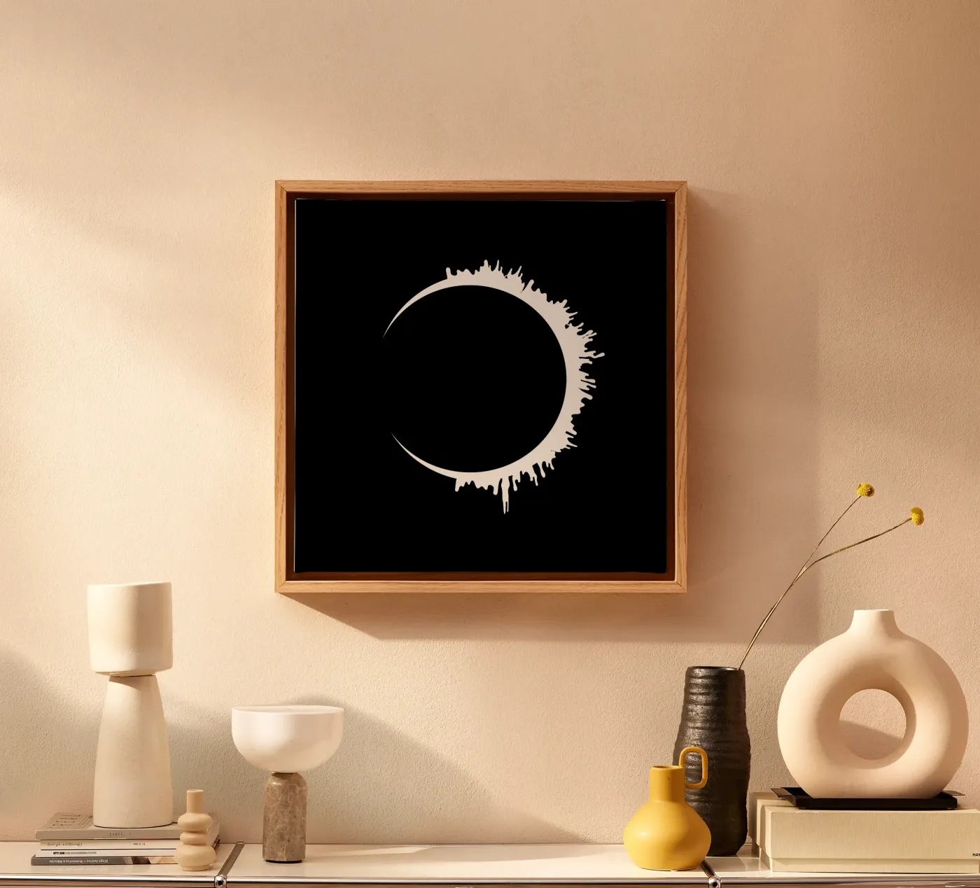 Solar lunar eclipse tela da happieeagle