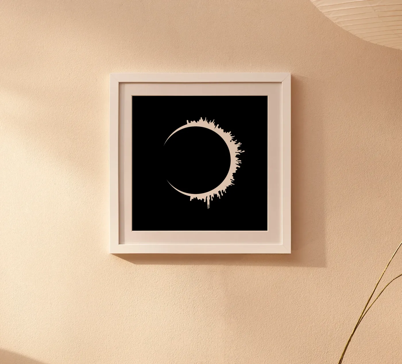 Solar lunar eclipse Poster von happieeagle