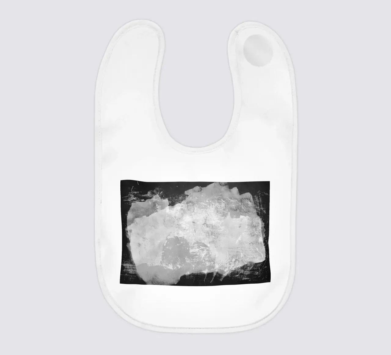 Minimale astratto in bianco e nero 09 bavaglino da amini54
