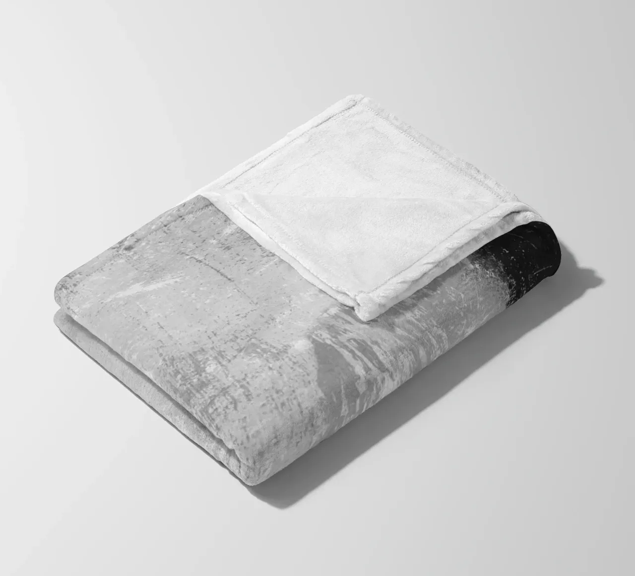 Minimale astratto in bianco e nero 09 coperta in pile da amini54