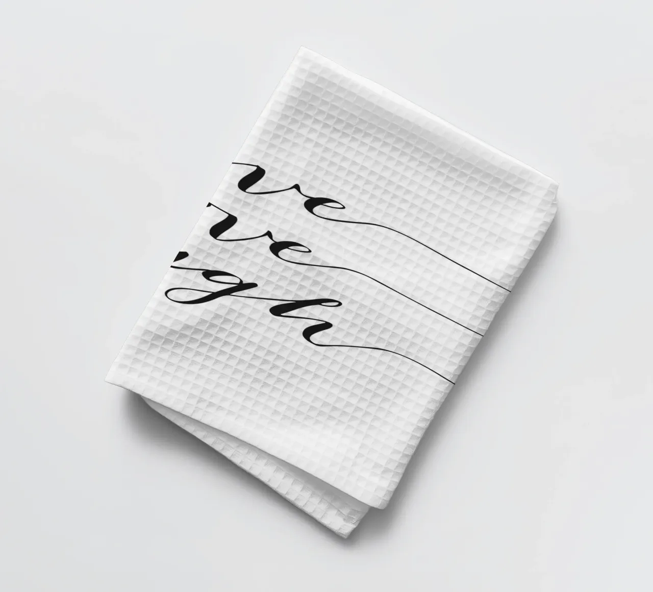 Live Love Laugh - Design tipografico moderno canovaccio da cucina da Whole©