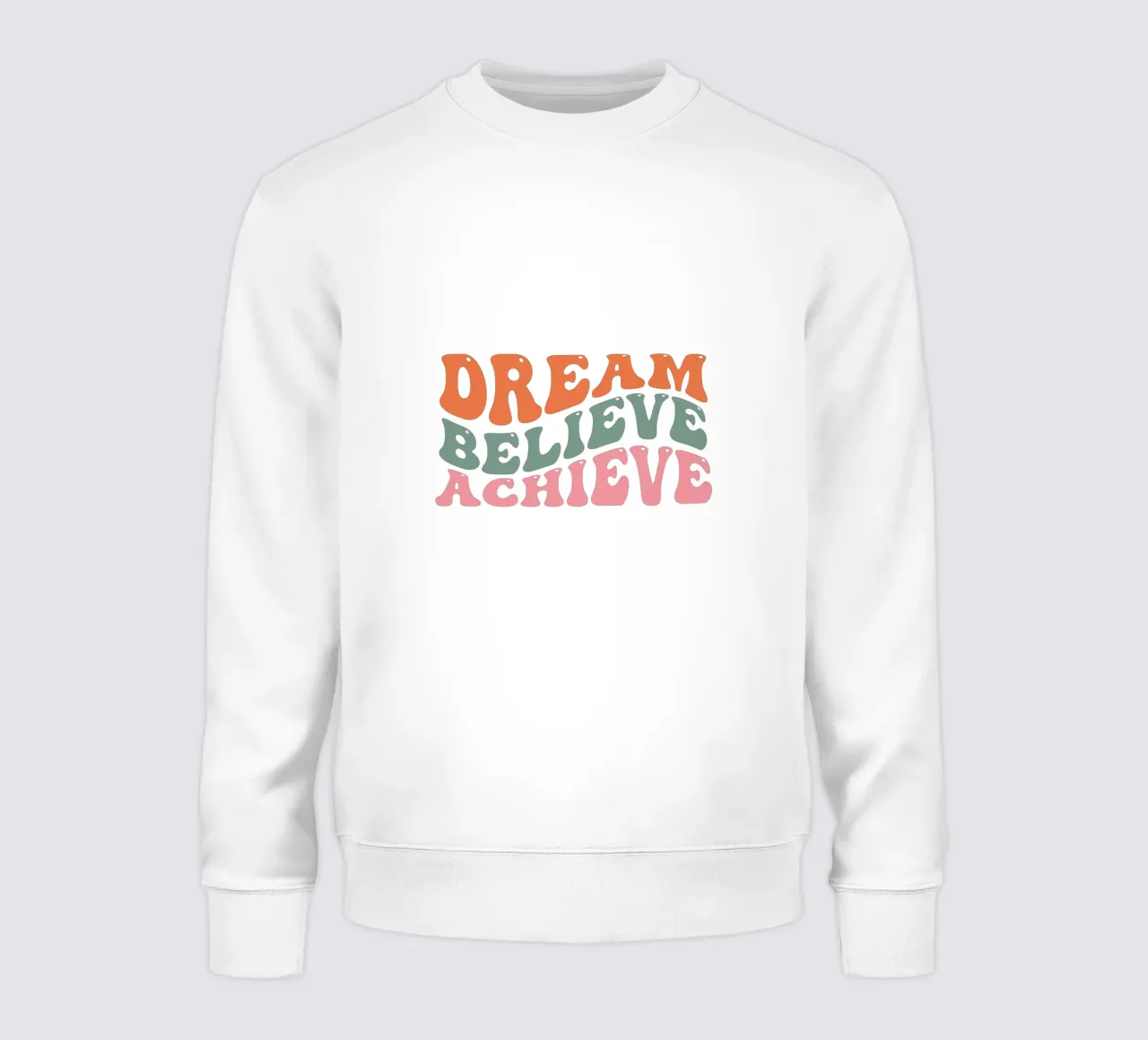 Sognare, credere, realizzare. felpa da pdigitalprints