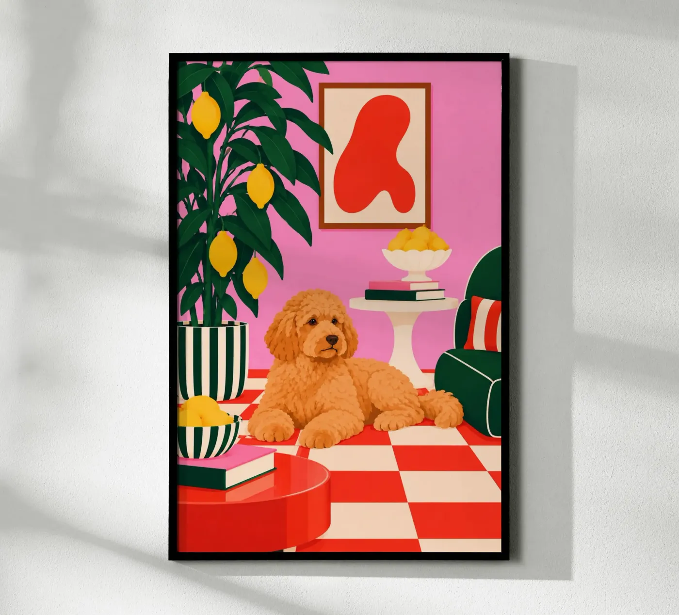 Pudel Liebe poster da fineartko