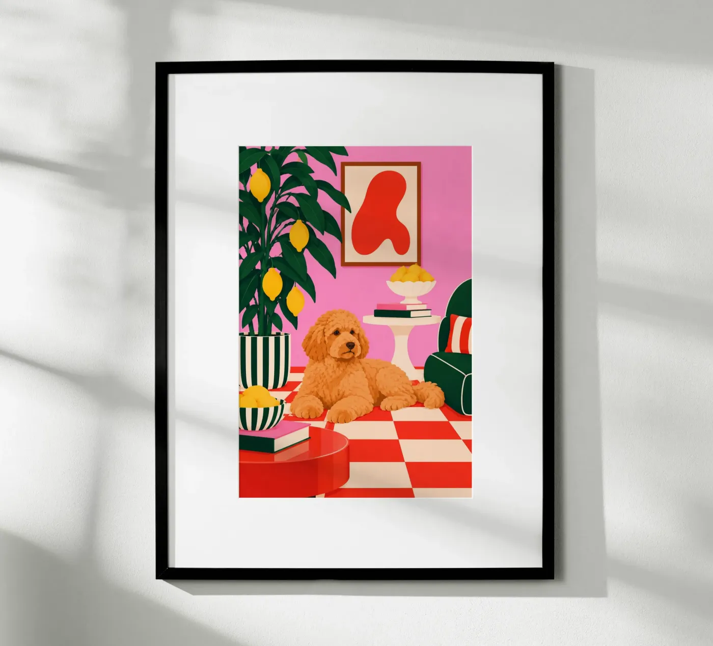 Pudel Liebe poster da fineartko