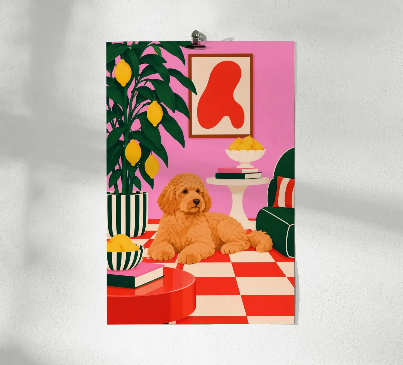 Pudel Liebe poster da fineartko