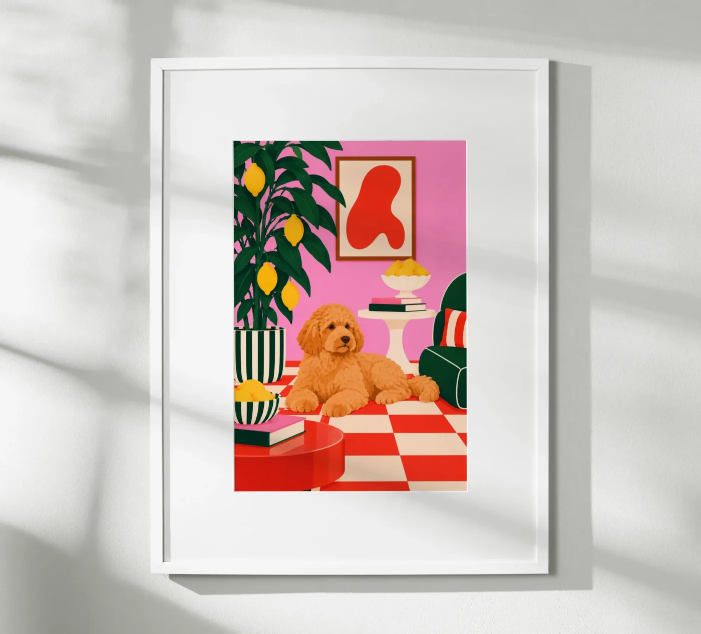 Pudel Liebe poster da fineartko