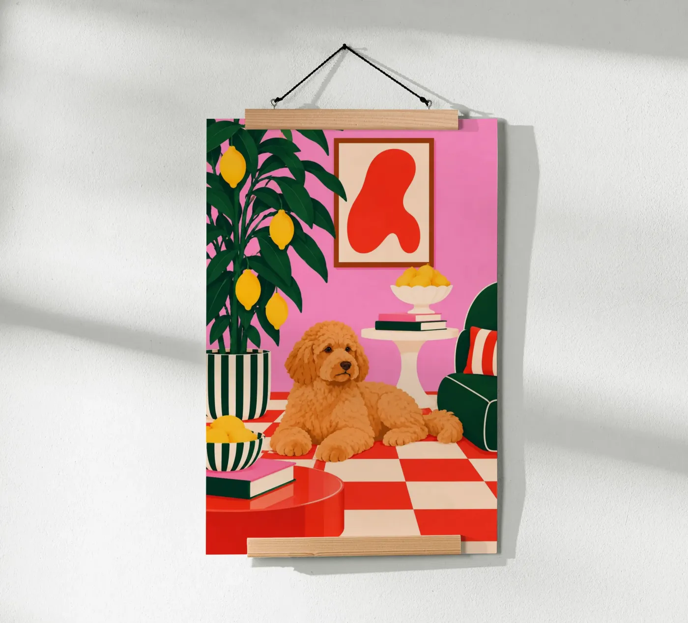 Pudel Liebe poster da fineartko