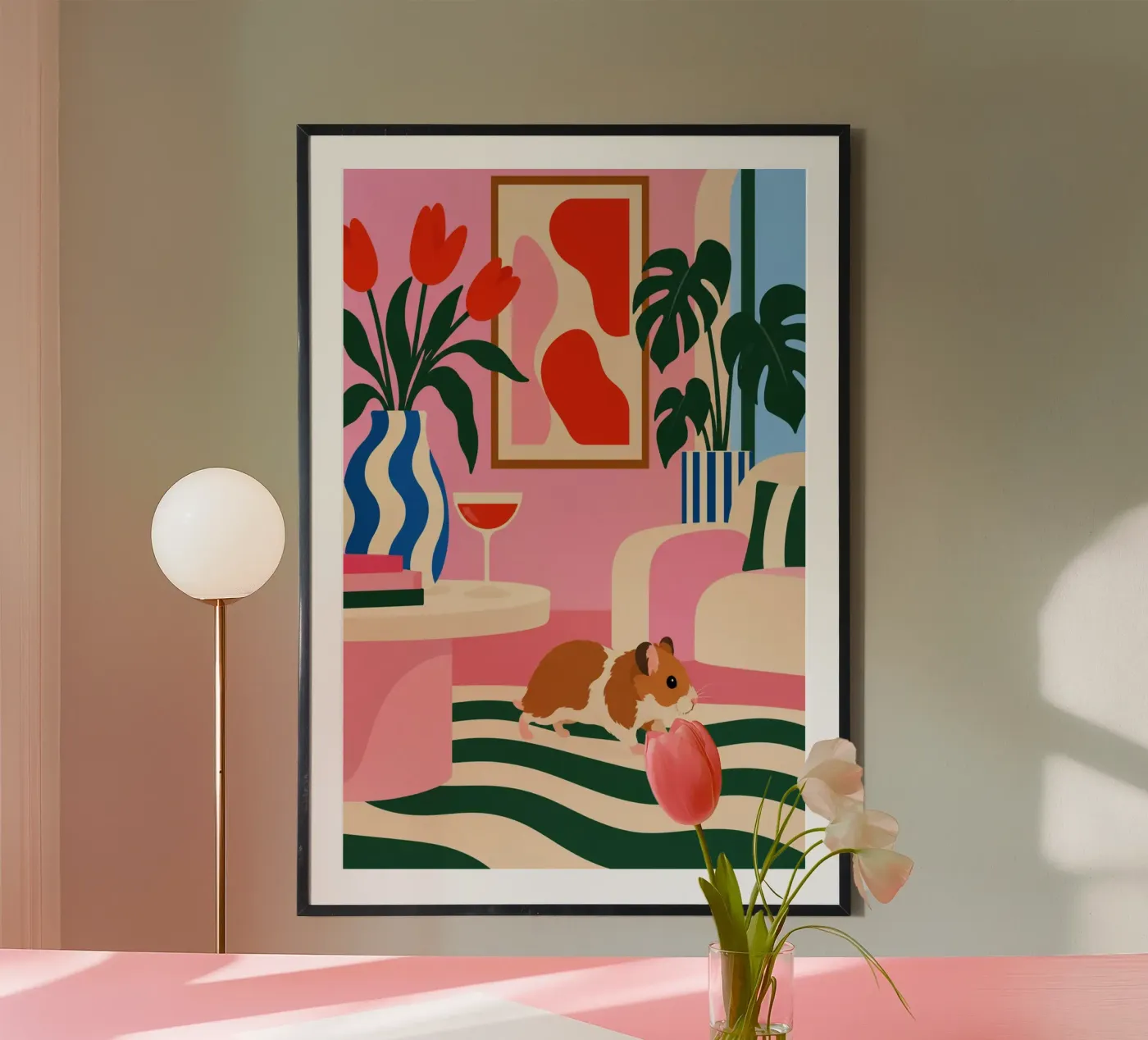 Hamster poster by fineartko