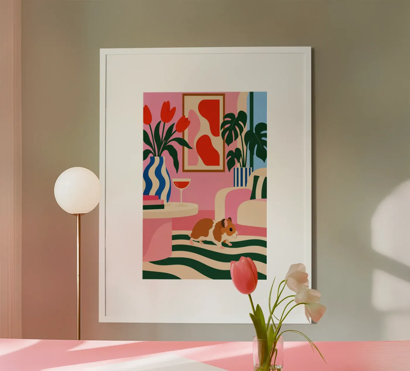 Hamster poster by fineartko