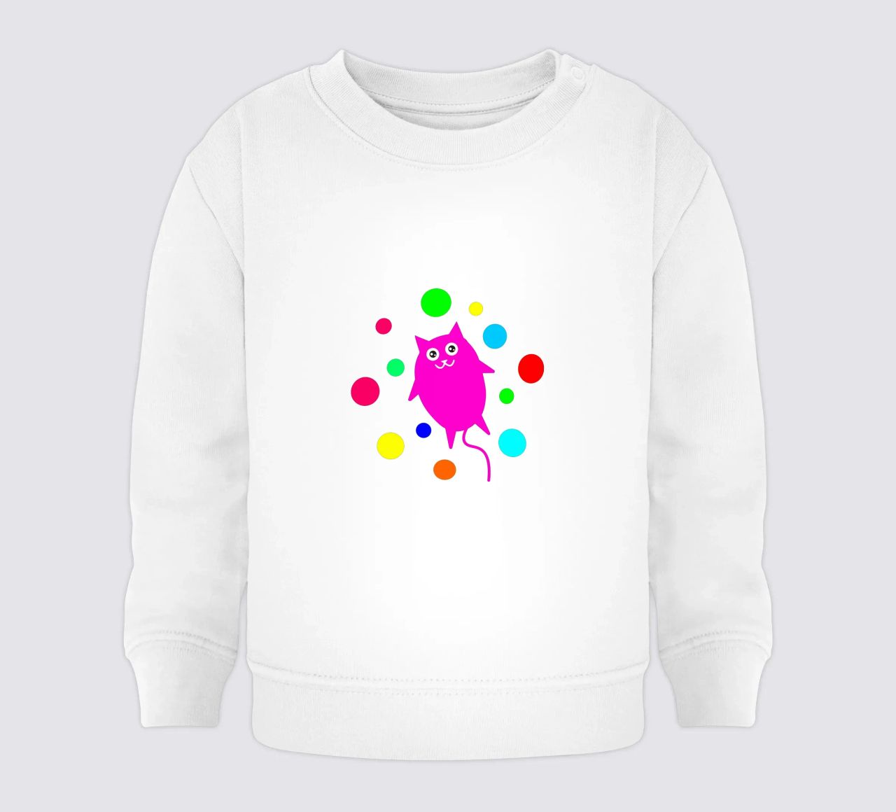 Bubble floating cat felpa neonato da happieeagle