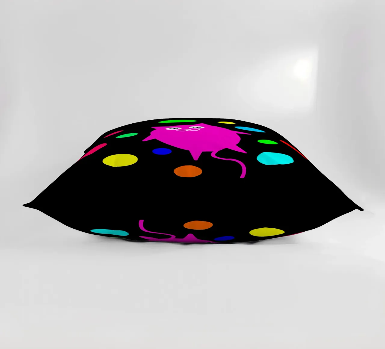 Bubble floating cat coussin de happieeagle