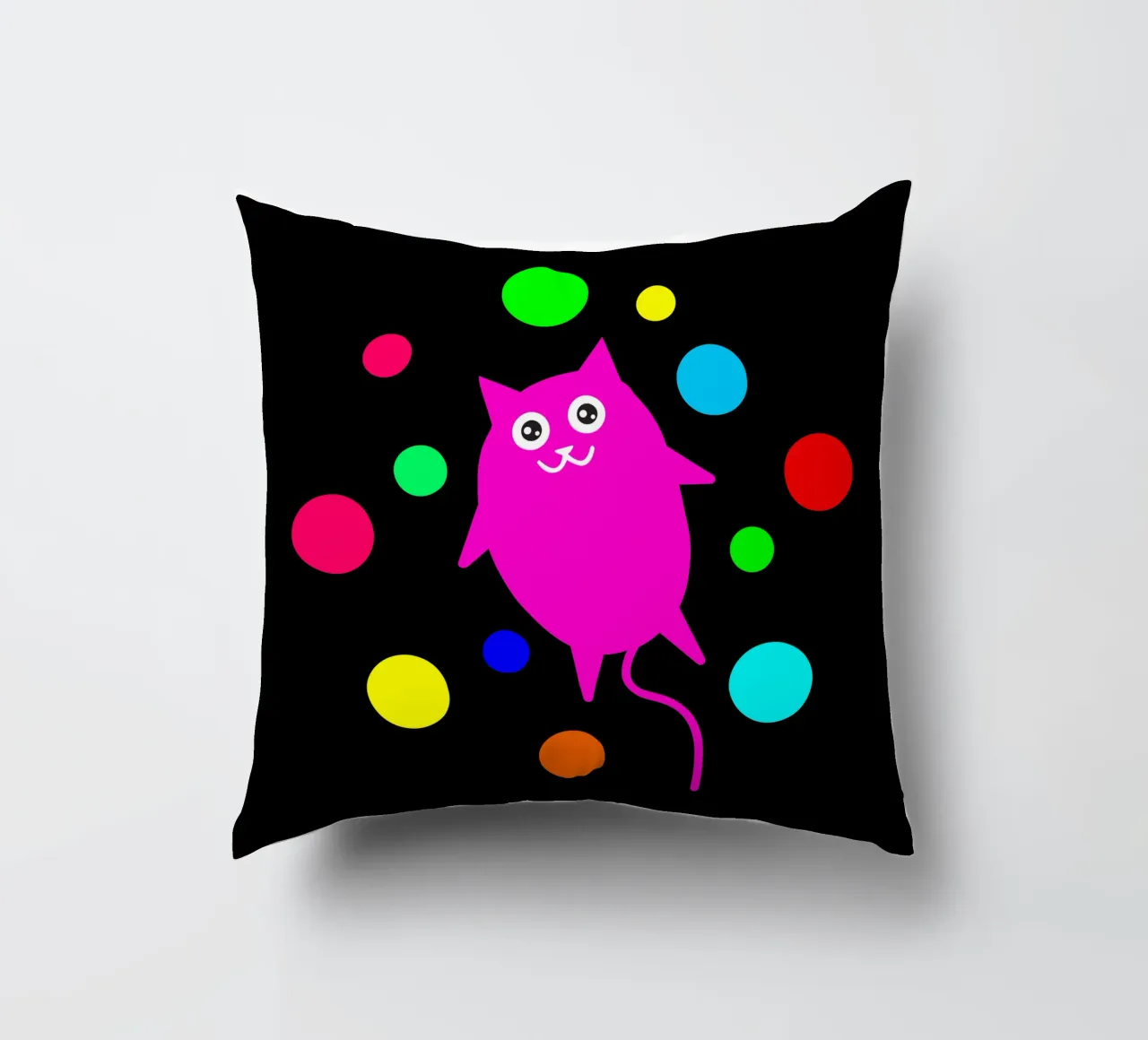 Bubble floating cat cuscino da happieeagle