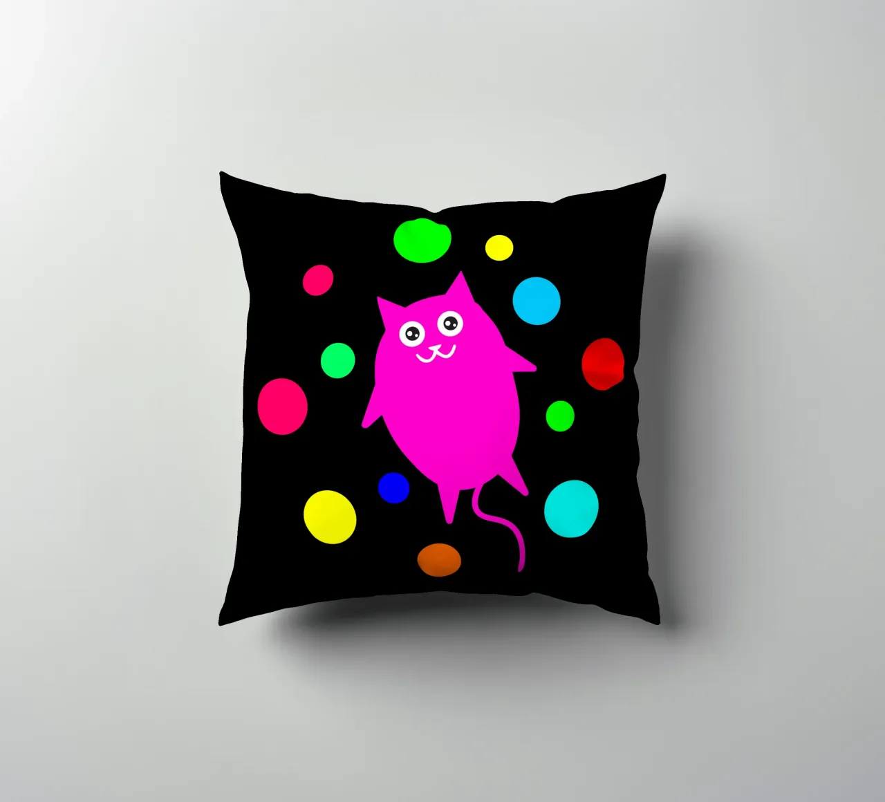 Bubble floating cat cuscino da happieeagle