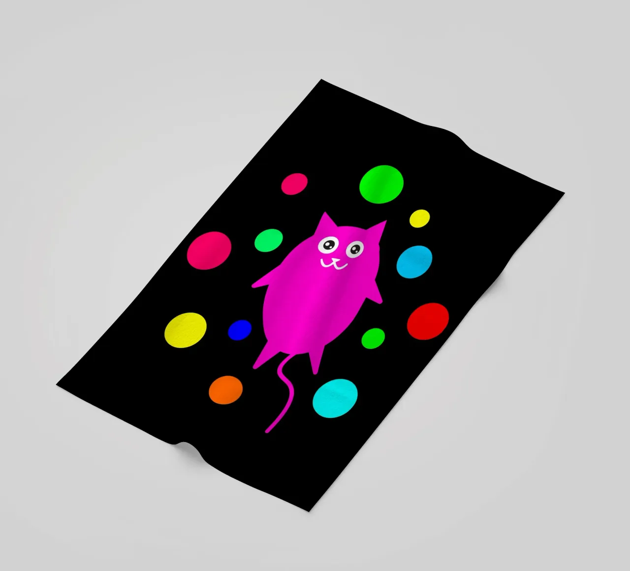 Bubble floating cat telo mare da happieeagle