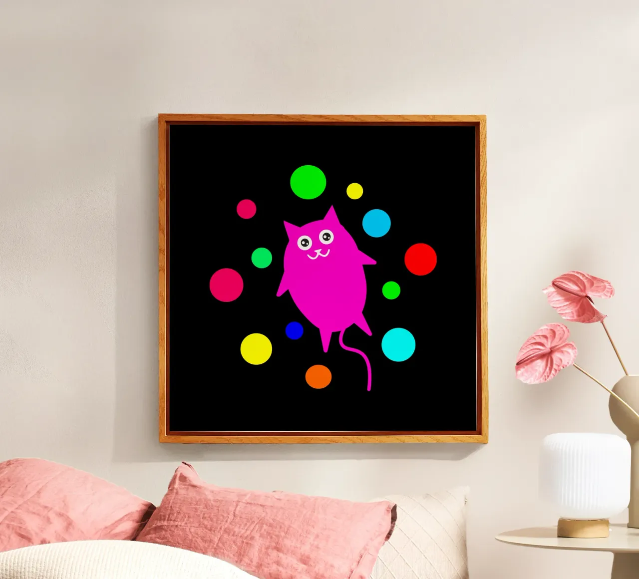 Bubble floating cat plexiglass da happieeagle