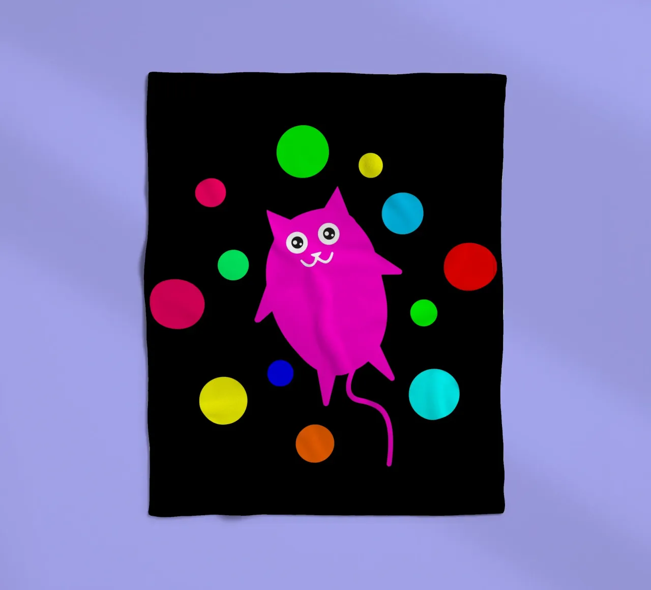 Bubble floating cat coperta in pile da happieeagle