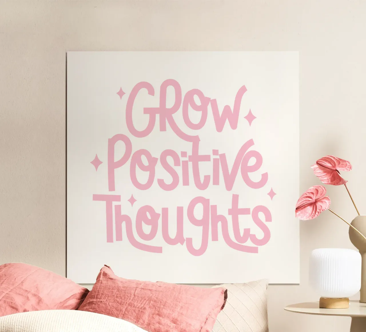 Coltivare pensieri positivi poster da pdigitalprints