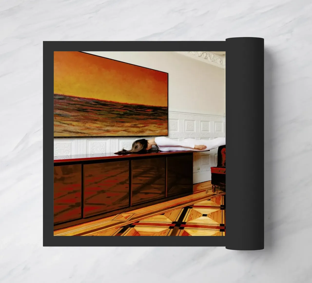 Madrid #2 deurmat van The Urban Yoga