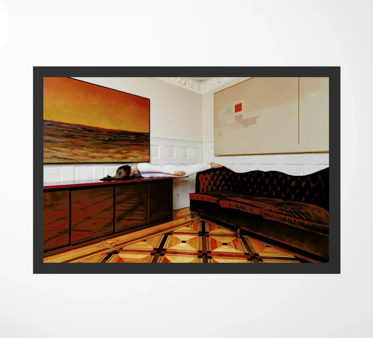 Madrid #2 deurmat van The Urban Yoga